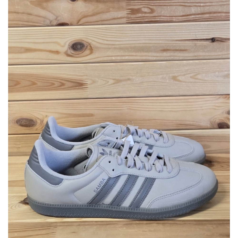 Adidas Originals Samba OG Grey Two JI3207 Mens Casual Shoes Size 14 New - Picture 3 of 4